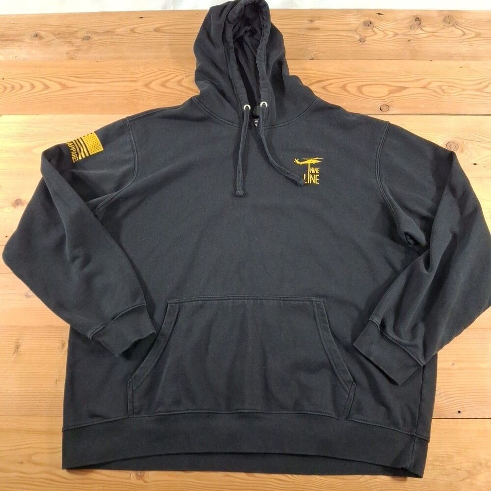 Nine Line Hoodie Mens 2xl Black Jeep